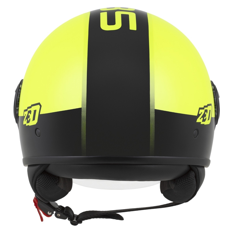 Ανοιχτό κράνος ZED C35 fluo κίτρινο-μαύρο
