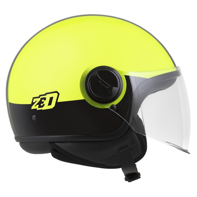 Ανοιχτό κράνος ZED C35 fluo κίτρινο-μαύρο