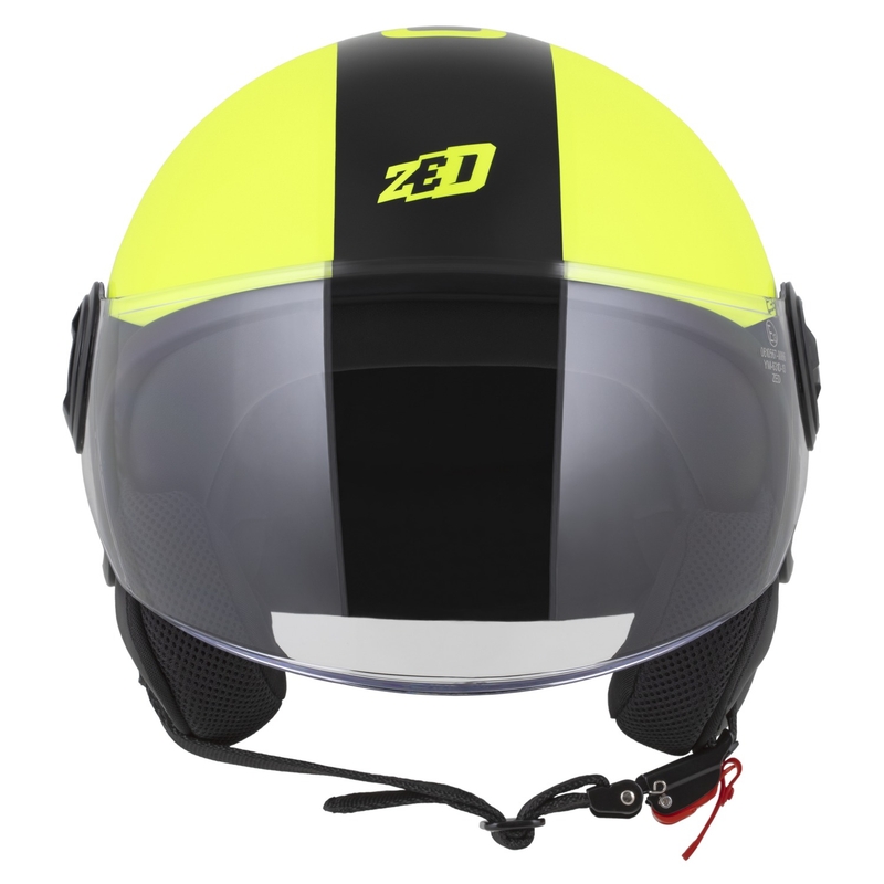 Ανοιχτό κράνος ZED C35 fluo κίτρινο-μαύρο