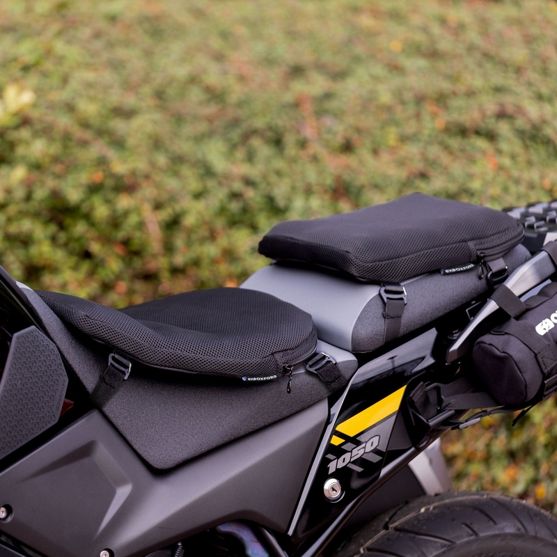 Oxford Air Seat Pillion και Enduro Διογκώσιμο μαξιλάρι καθίσματος Μαύρο