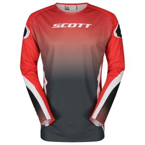 Motocross φανέλα SCOTT Podium Pro κόκκινο-μαύρο