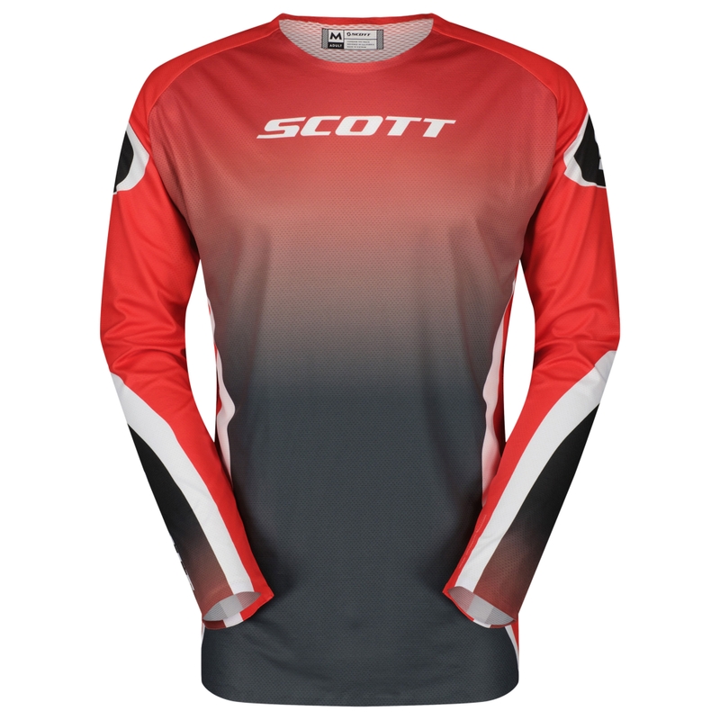 Motocross φανέλα SCOTT Podium Pro κόκκινο-μαύρο