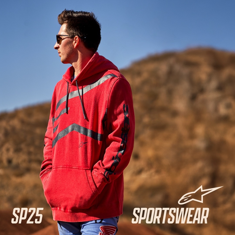 Alpinestars Unbound Hoodie κόκκινο