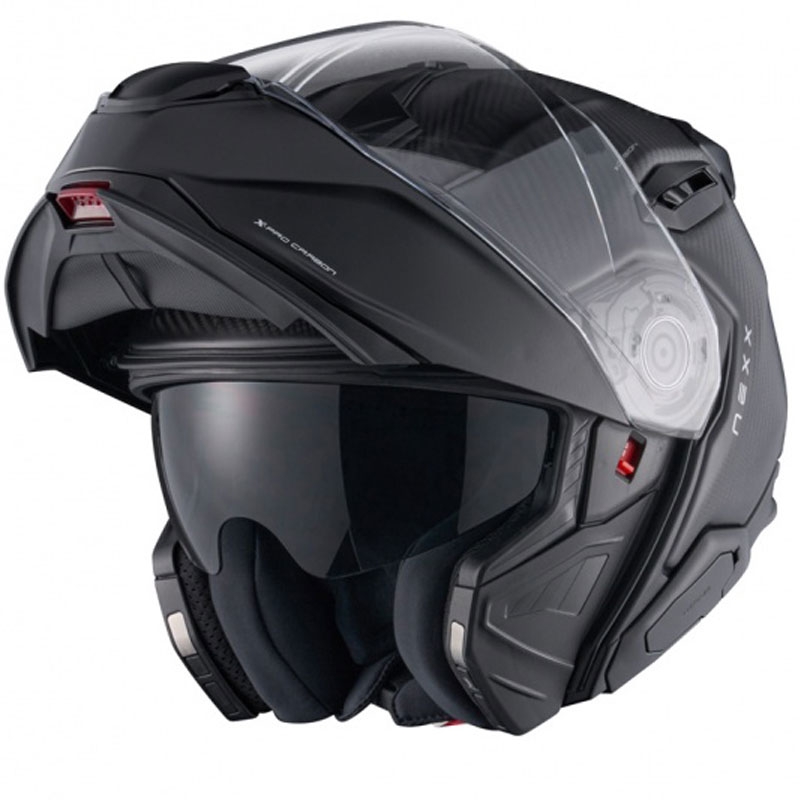 Nexx X.Lifetour Zero PRO μαύρο αναδιπλούμενο κράνος μοτοσικλέτας