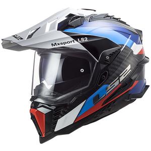Κράνος μοτοσικλέτας Enduro LS2 MX701 C Explorer Frontier μαύρο-μπλε