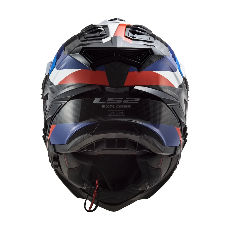 Κράνος μοτοσικλέτας Enduro LS2 MX701 C Explorer Frontier μαύρο-μπλε