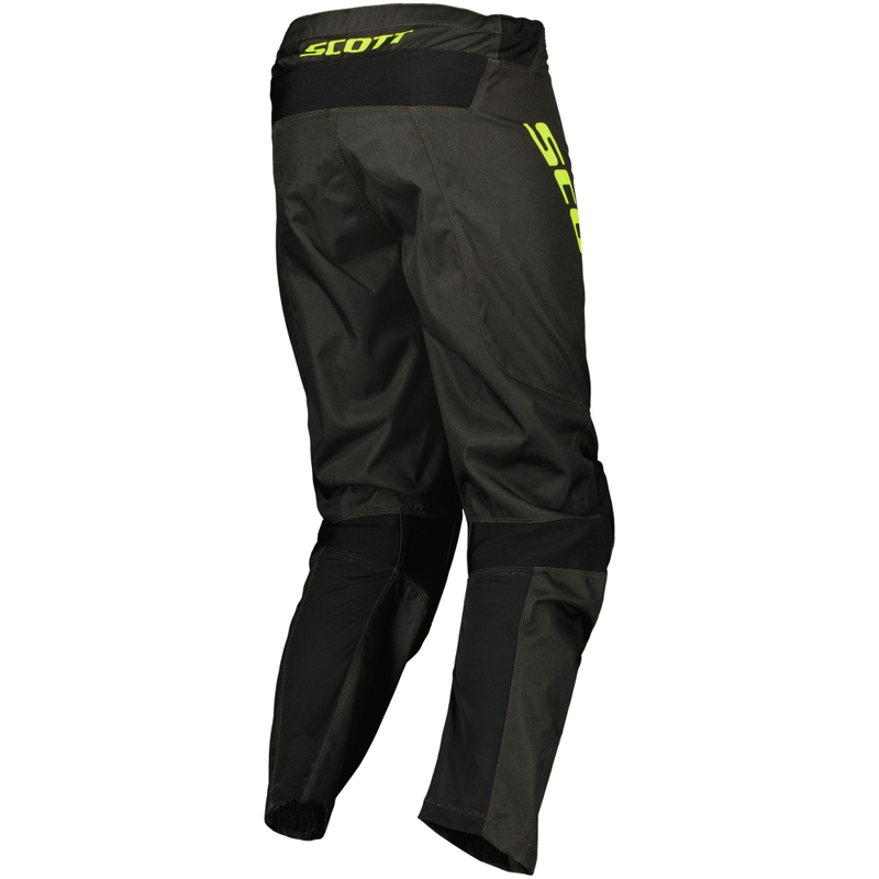SCOTT Compete παντελόνι motocross μαύρο-fluo κίτρινο