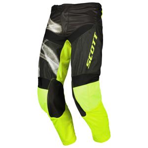 Παντελόνι Motocross SCOTT EVO Dirt μαύρο-fluo κίτρινο