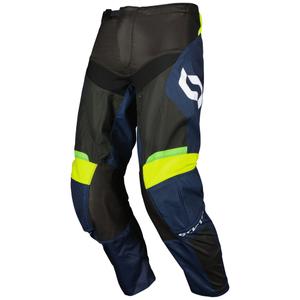 Παντελόνι Motocross SCOTT EVO Race μοβ-κίτρινο-φλούο