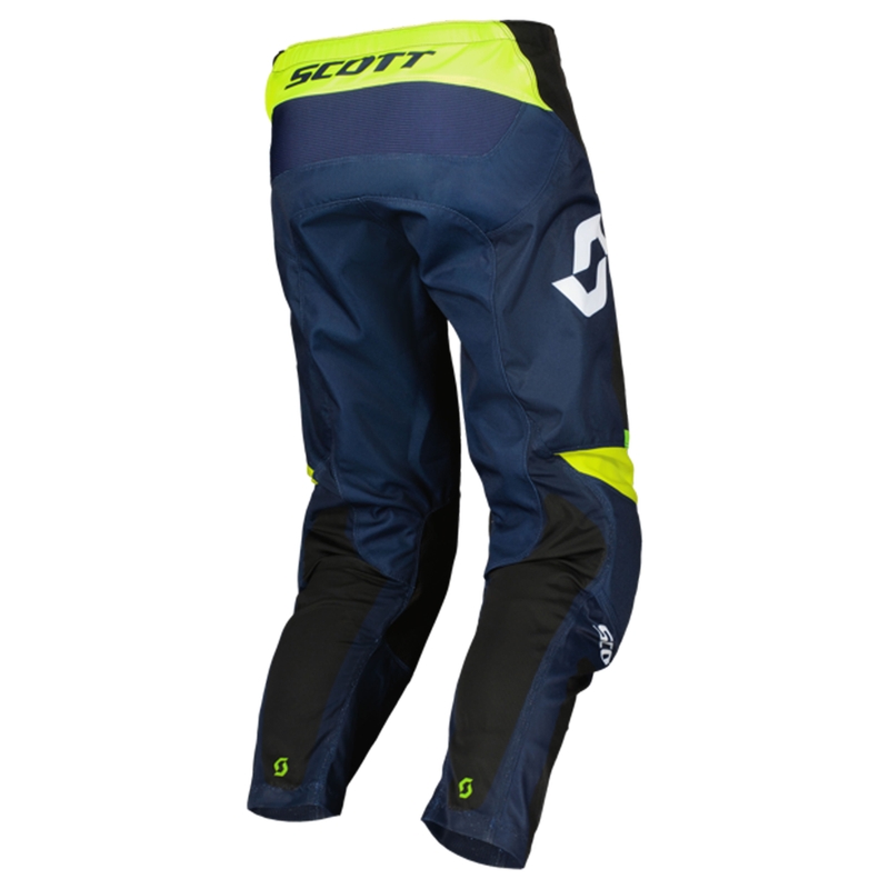 Παντελόνι Motocross SCOTT EVO Race μοβ-κίτρινο-φλούο