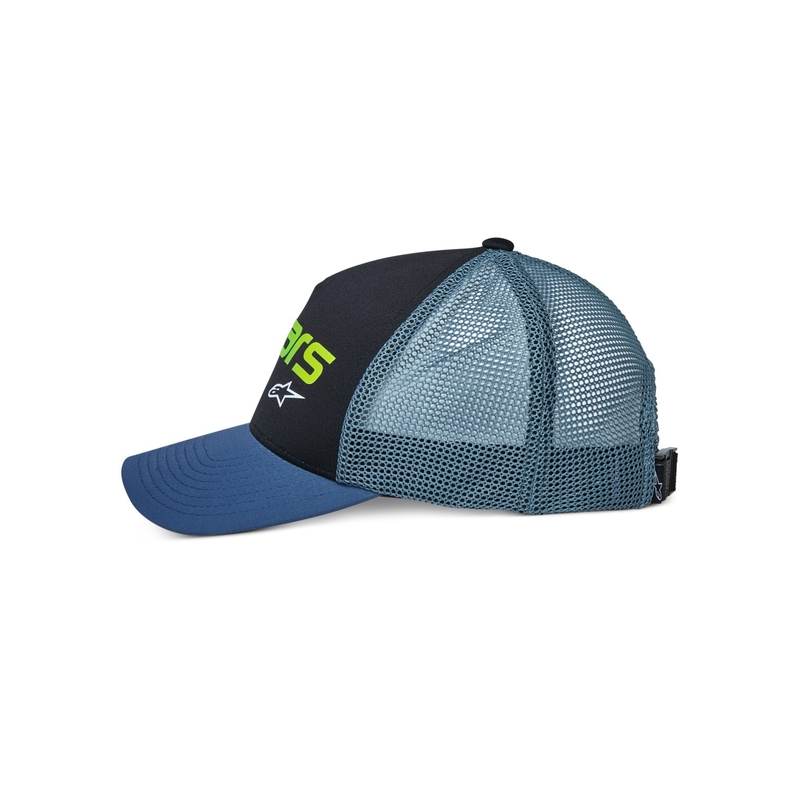 Alpinestars Vital Trucker καπέλο μαύρο-μπλε-πράσινο