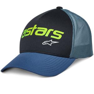 Alpinestars Vital Trucker καπέλο μαύρο-μπλε-πράσινο
