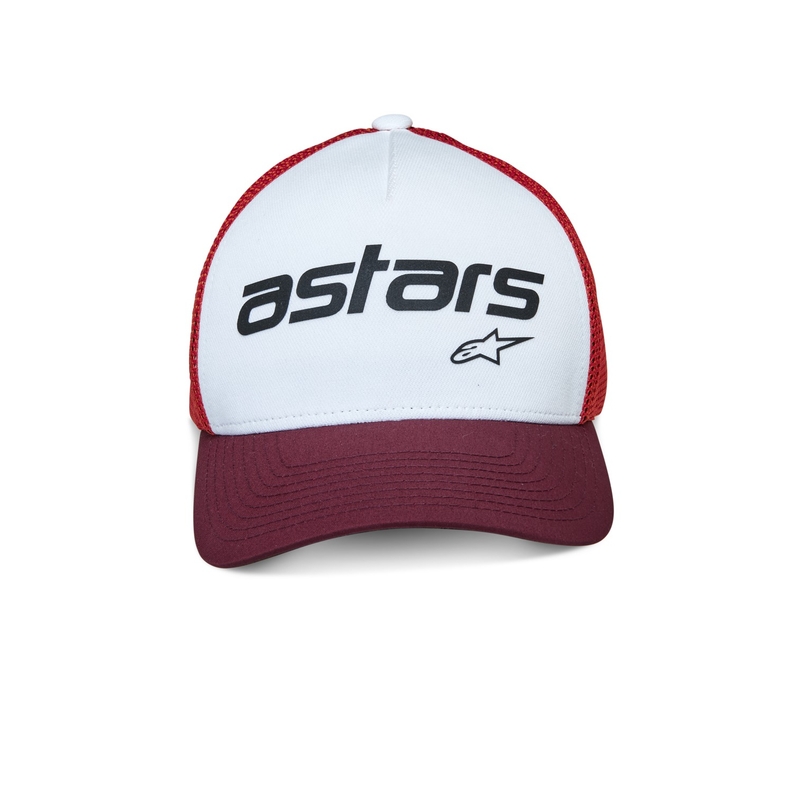 Alpinestars Vital Trucker cap λευκό-καφέ-κόκκινο-πορτοκαλί