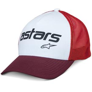 Alpinestars Vital Trucker cap λευκό-καφέ-κόκκινο-πορτοκαλί