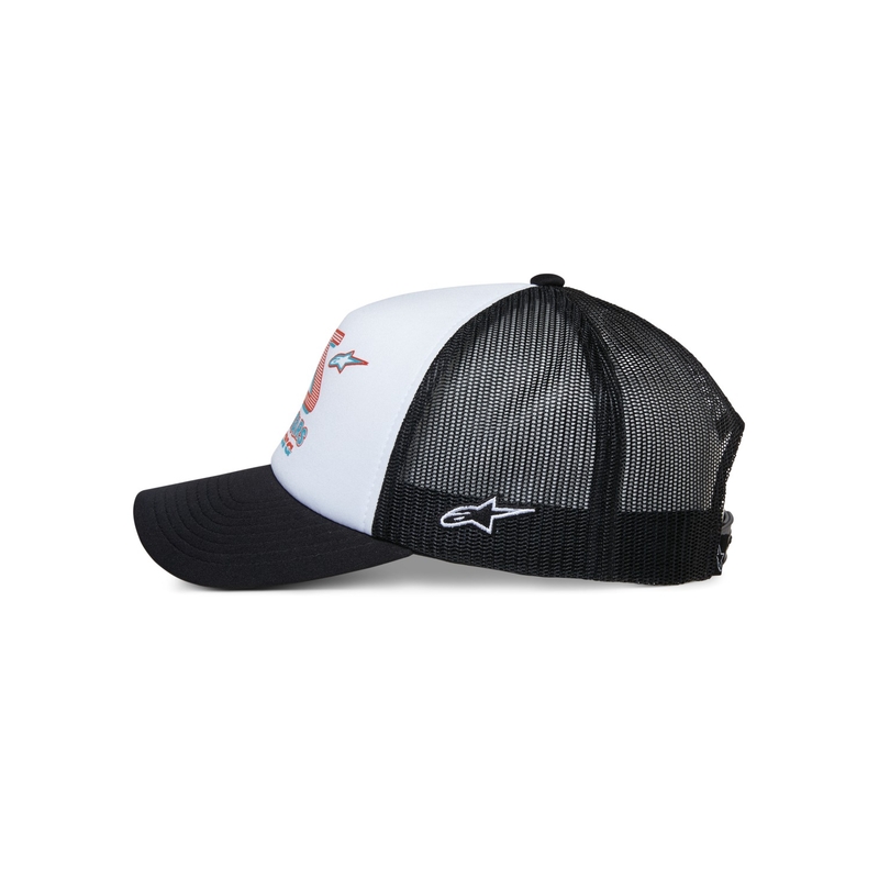 Alpinestars Ayess Trucker cap λευκό και μαύρο
