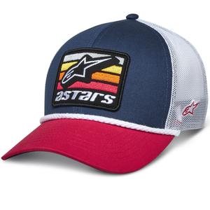 Alpinestars Selica Trucker cap μπλε-κόκκινο-λευκό