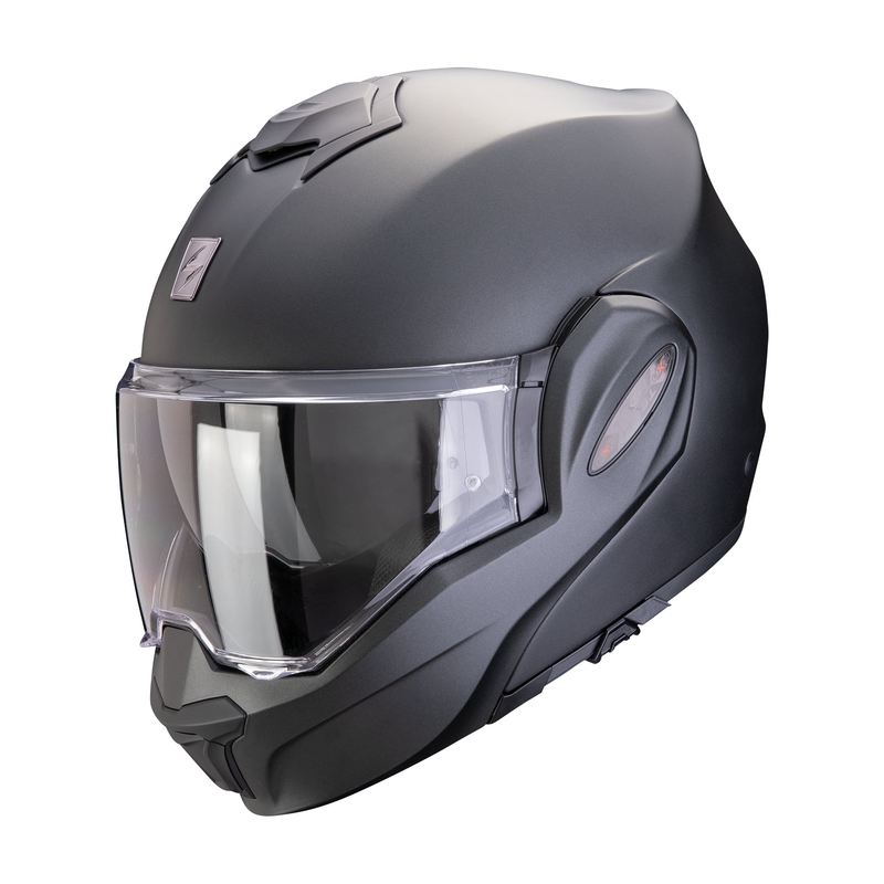 Αναδιπλούμενο κράνος Scorpion EXO-TECH EVO PRO SOLID pearl matt black - Grade II