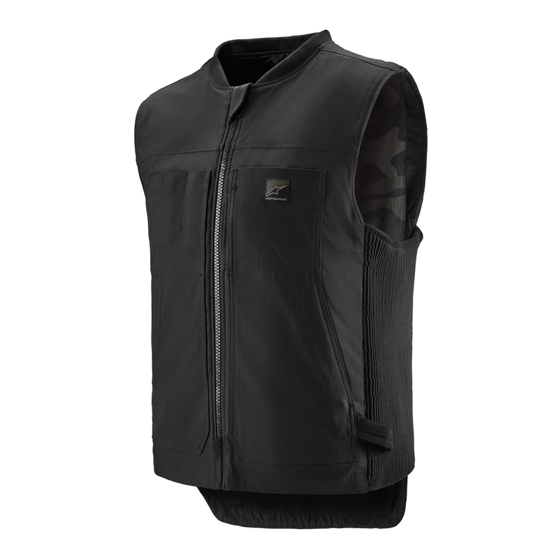 Alpinestars Tech-Air®3 V2 γιλέκο αερόσακου με σύστημα καμβά μαύρο