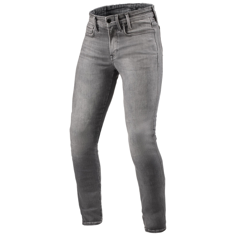 Revit Piston 3 Skinny Grey Extended Motorcycle Jeans
