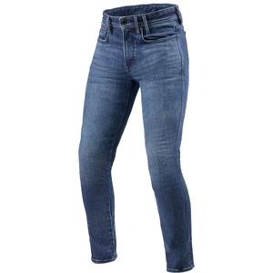 Revit Piston 3 Skinny Cropped μοτοσυκλετιστικό τζιν μπλε