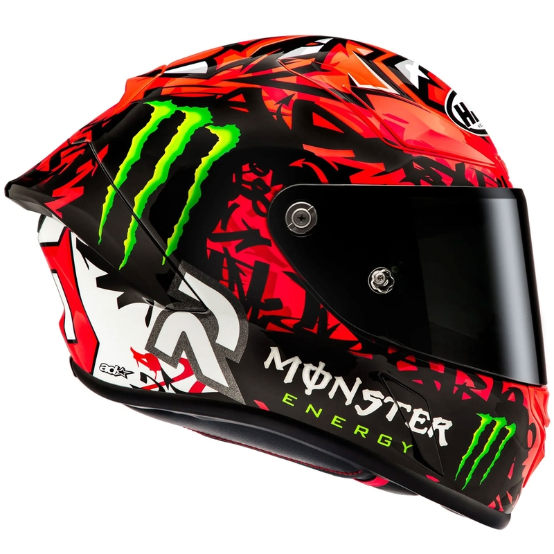 Ακέραιο κράνος μοτοσικλέτας HJC RPHA 1 Quartararo Replica II MC1 κόκκινο-μαύρο-λευκό-πράσινο