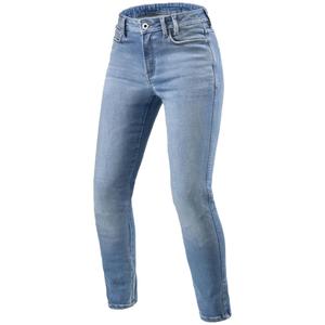 Revit Shelby 3 Skinny Light Blue Γυναικείο Cropped Motorcycle Jeans
