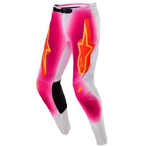 Alpinestars Supertech limited edition MIG fluo ροζ-λευκό-πορτοκαλί παντελόνι motocross