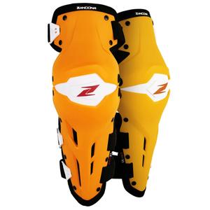 Επιγονατίδες για μοτοσικλέτες Zandona X-Treme Kneeguard πορτοκαλί και λευκό