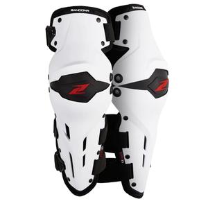 Επιγονατίδες για μοτοσικλέτες Zandona X-Treme Kneeguard λευκό-μαύρο
