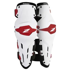 Επιγονατίδες για μοτοσικλέτες Zandona X-Treme Kneeguard λευκό-κόκκινο