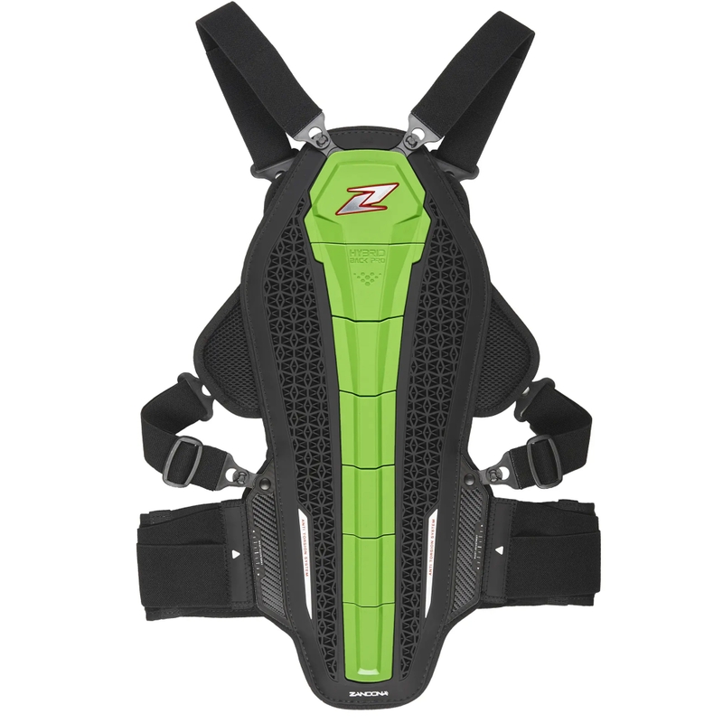 Προστατευτικό σπονδυλικής στήλης και θώρακα Zandona Hybrid Armour X7 πράσινο 168 - 177 cm