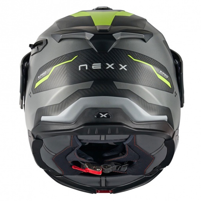 Αναδιπλούμενο κράνος μοτοσικλέτας Nexx X.Lifecountry Terra ματ γκρι-φλούο κίτρινο