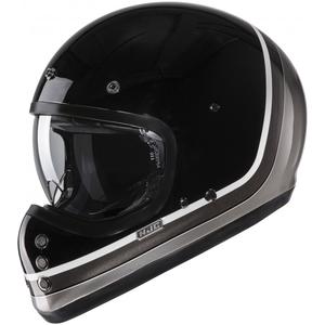 HJC V60 Scoby MC5 μαύρο-λευκό-γκρι αναπόσπαστο κράνος μοτοσικλέτας