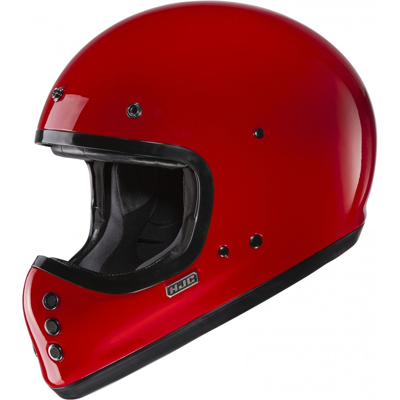 Ενσωματωμένο κράνος μοτοσικλέτας HJC V60 Solid βαθύ κόκκινο