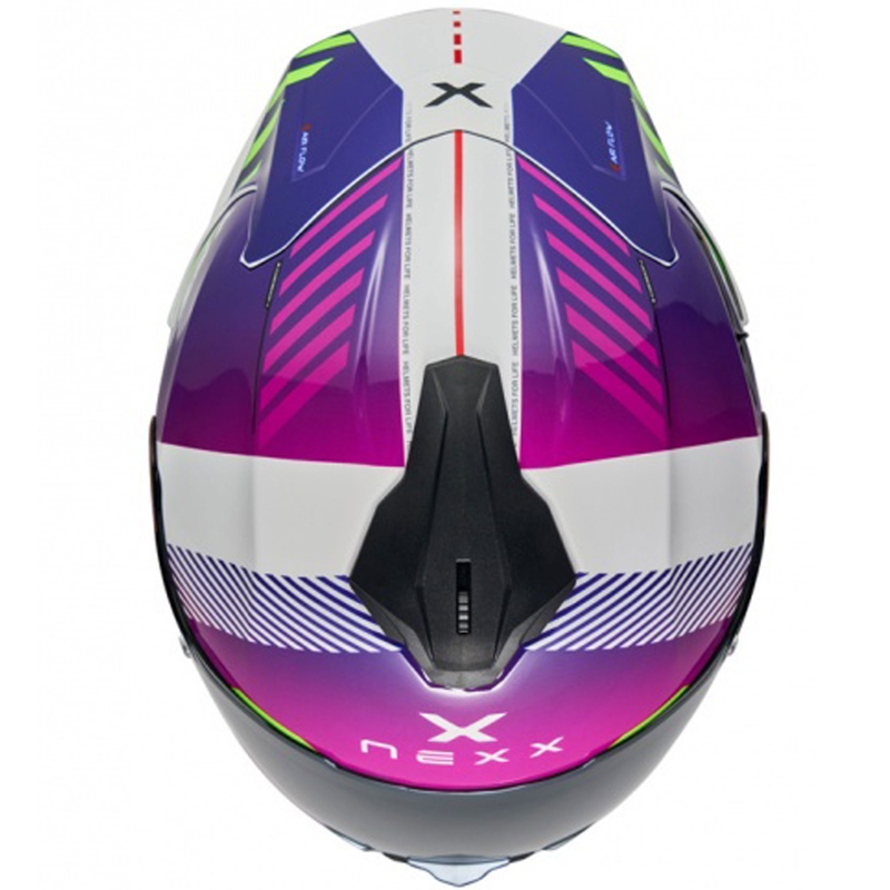NEXX Y.100R Fade μοβ και λευκό ενσωματωμένο κράνος μοτοσικλέτας προσφορά