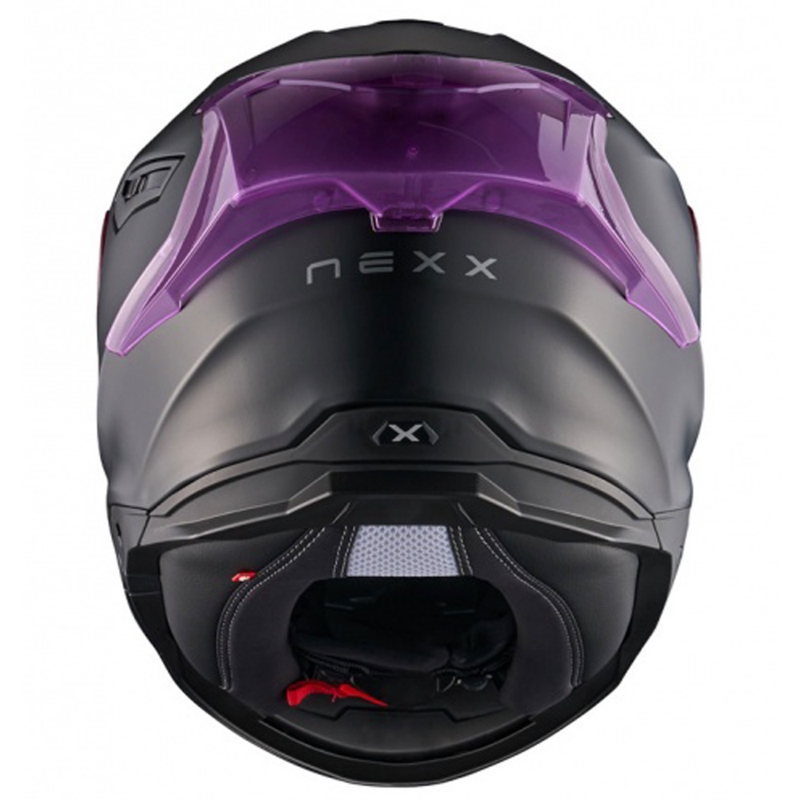 Ενσωματωμένο κράνος μοτοσικλέτας NEXX Y.100R Subsonic ματ μαύρο-ροζ
