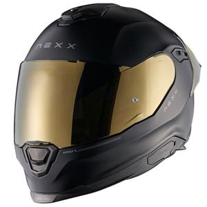 NEXX Y.100R Subsonic ολοκληρωμένο κράνος μοτοσικλέτας ματ μαύρο-χρυσό