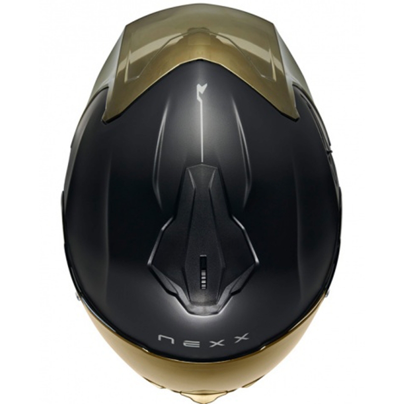 NEXX Y.100R Subsonic ολοκληρωμένο κράνος μοτοσικλέτας ματ μαύρο-χρυσό