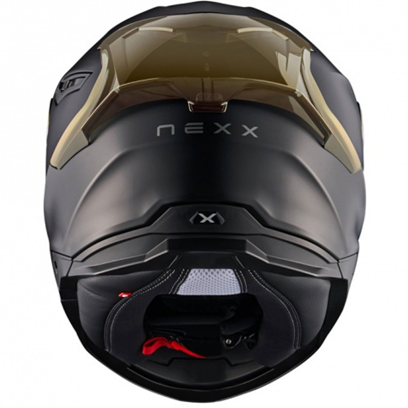 NEXX Y.100R Subsonic ολοκληρωμένο κράνος μοτοσικλέτας ματ μαύρο-χρυσό