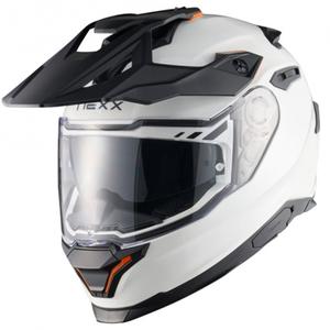 Κράνος μοτοσικλέτας Enduro NEXX Y.TRAVL Απλό λευκό