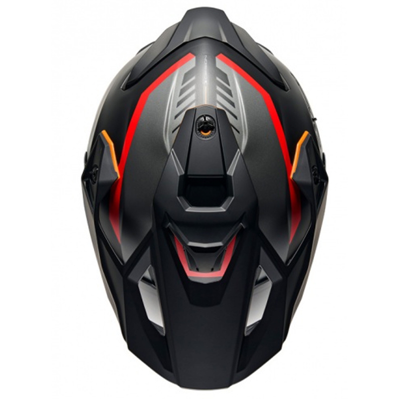 Κράνος μοτοσικλέτας Enduro NEXX Y.TRAVL Quest ματ μαύρο-κόκκινο