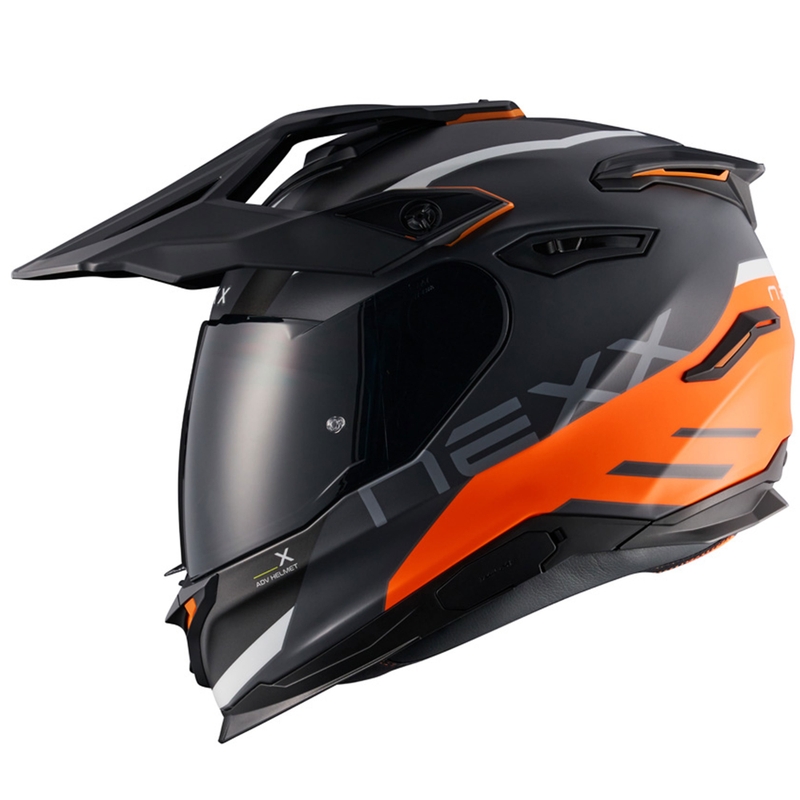 Κράνος μοτοσικλέτας Enduro NEXX Y.TRAVL Quest ματ πορτοκαλί