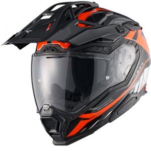 Κράνος μοτοσικλέτας Enduro Nexx X.WED3 Gobi πορτοκαλί και λευκό