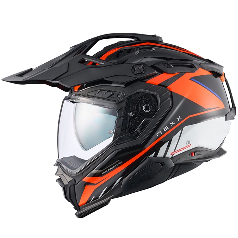 Κράνος μοτοσικλέτας Enduro Nexx X.WED3 Gobi πορτοκαλί και λευκό προσφορά