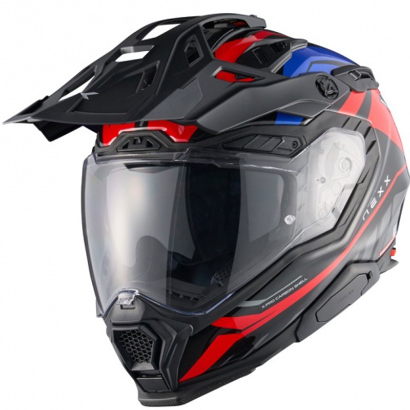 Κράνος μοτοσικλέτας Enduro Nexx X.WED3 Gobi μπλε-κόκκινο
