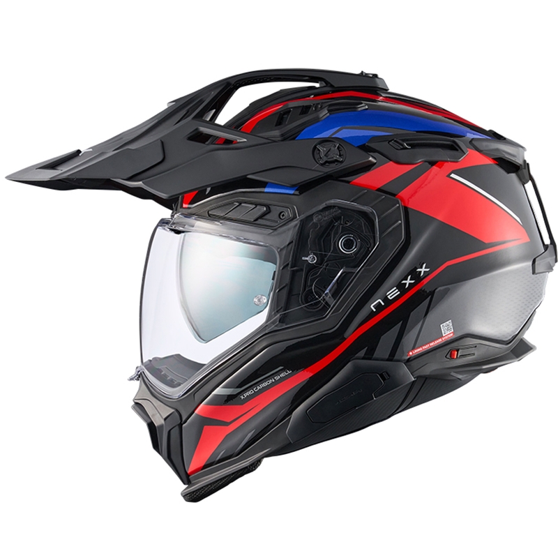 Κράνος μοτοσικλέτας Enduro Nexx X.WED3 Gobi μπλε-κόκκινο