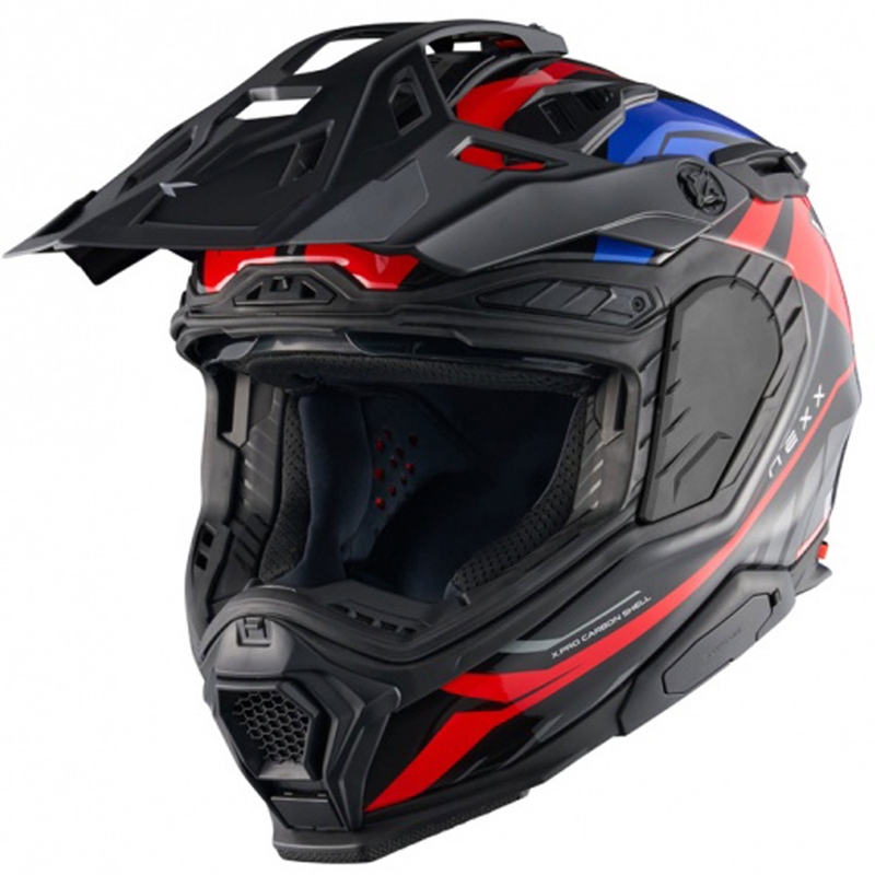 Κράνος μοτοσικλέτας Enduro Nexx X.WED3 Gobi μπλε-κόκκινο