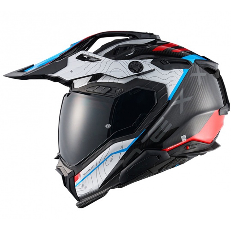 Κράνος μοτοσικλέτας Enduro Nexx X.WED3 Furka μπλε-κόκκινο