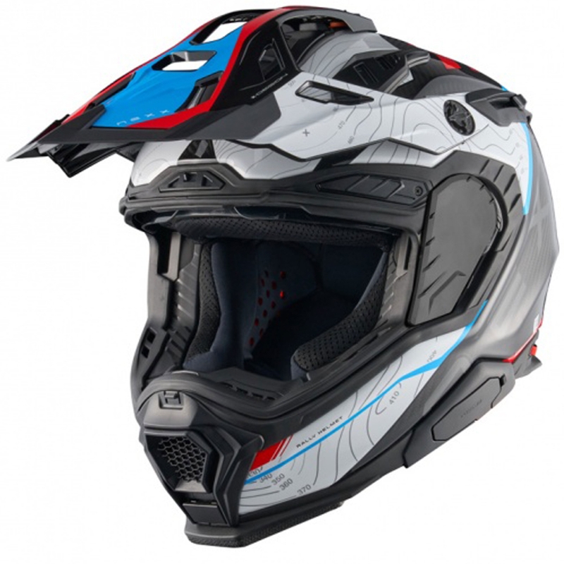 Κράνος μοτοσικλέτας Enduro Nexx X.WED3 Furka μπλε-κόκκινο
