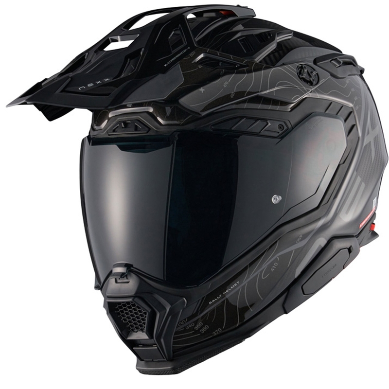 Κράνος μοτοσικλέτας Enduro Nexx X.WED3 Furka μαύρο-γκρι